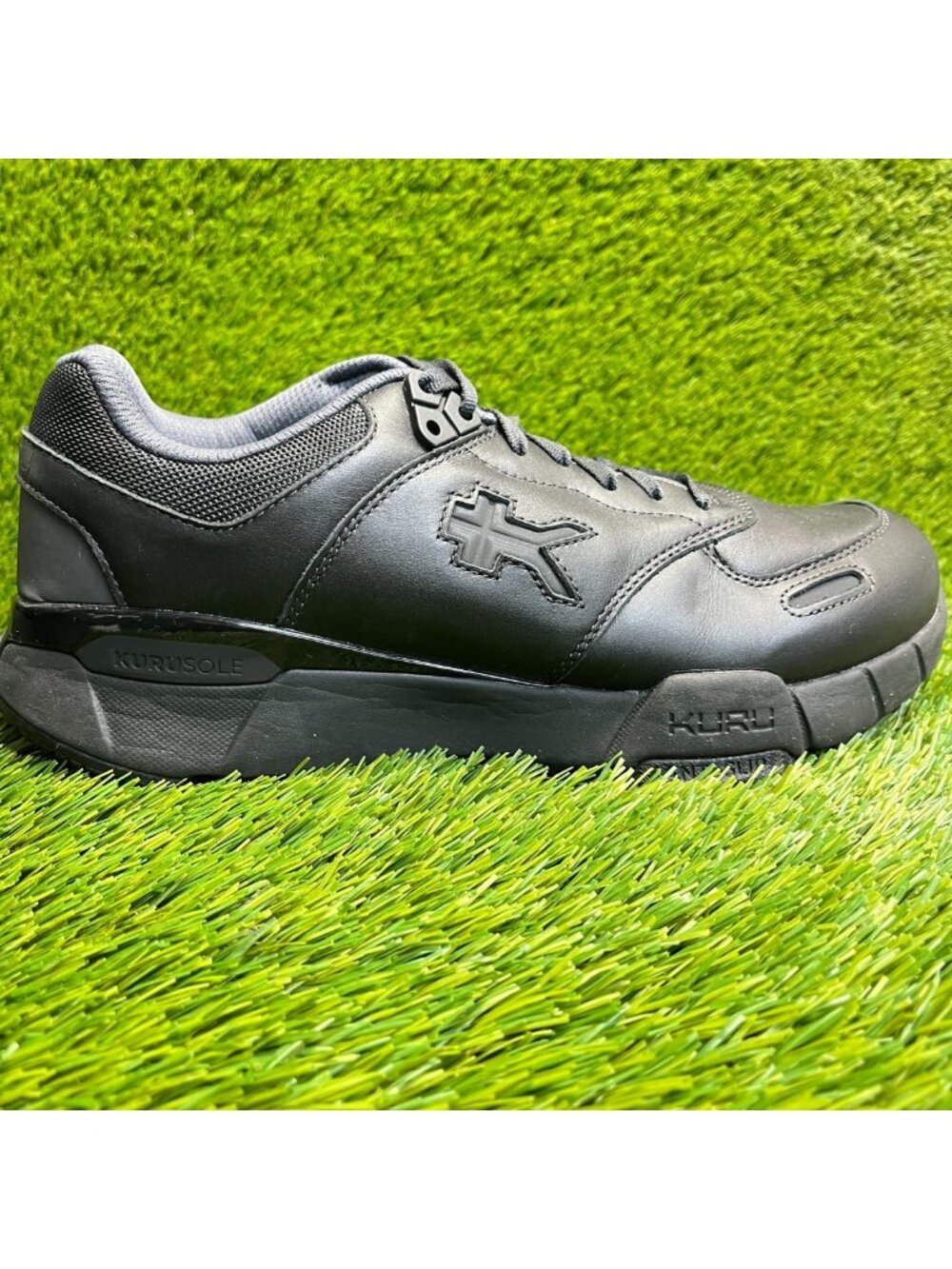 Kuru Kinetic 2.0 Womens Size 12 Black Athletic Leather Walking Shoes Sneakers